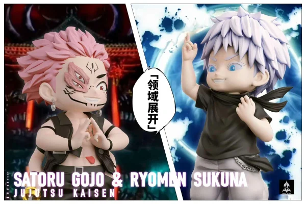 Chibi Ver. 002 Satoru Gojo Ryomen Sukuna – Jujutsu Kaisen – NINETY SEVEN Studio 1