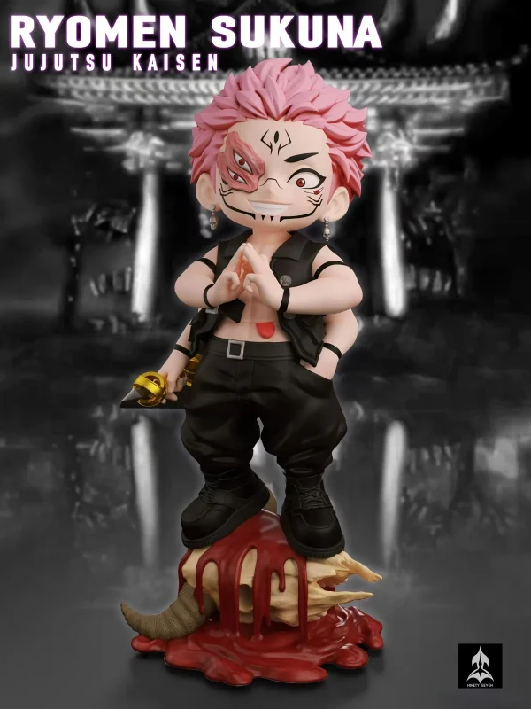 Chibi Ver. 002 Satoru Gojo Ryomen Sukuna – Jujutsu Kaisen – NINETY SEVEN Studio 5