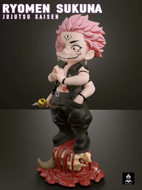 Chibi Ver. 002 Satoru Gojo Ryomen Sukuna – Jujutsu Kaisen – NINETY SEVEN Studio 6