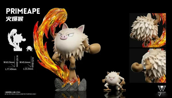 Evolution of Poliwrath Set Primeape Set – Pokemon – Wonder Studio 1