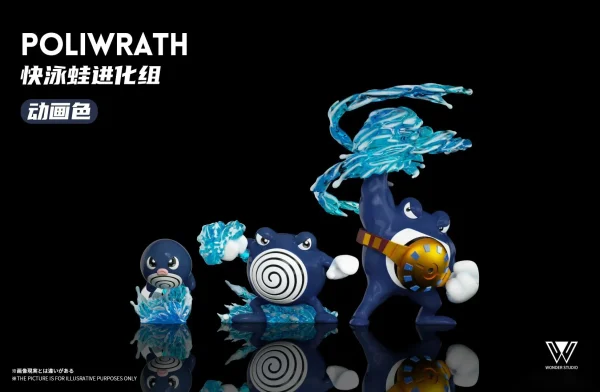 Evolution of Poliwrath Set Primeape Set – Pokemon – Wonder Studio 6