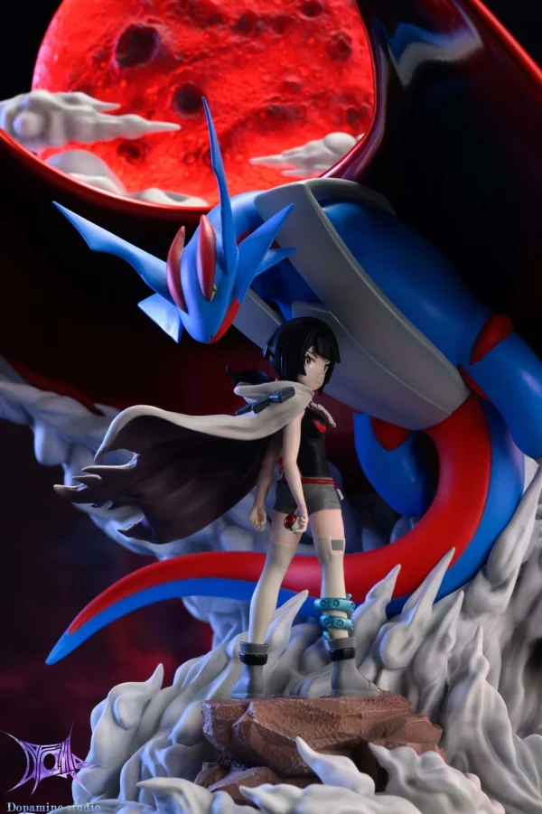 Mega Salamence Zinnia Whismur – Pokemon Resin Statue – Dopamine Studio 2