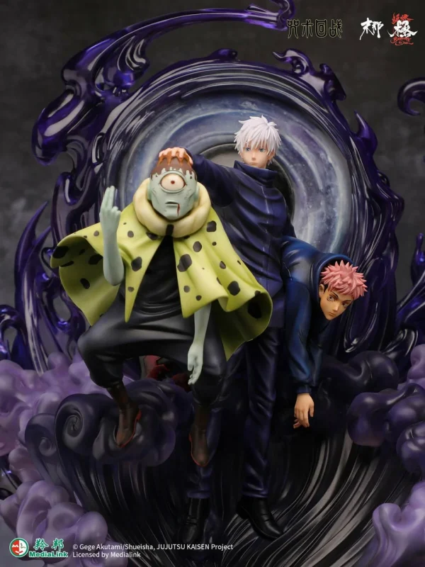 Unlimited Void Satoru Gojo VS Jogo with LED Jujutsu Kaisen MNHR Studio 10