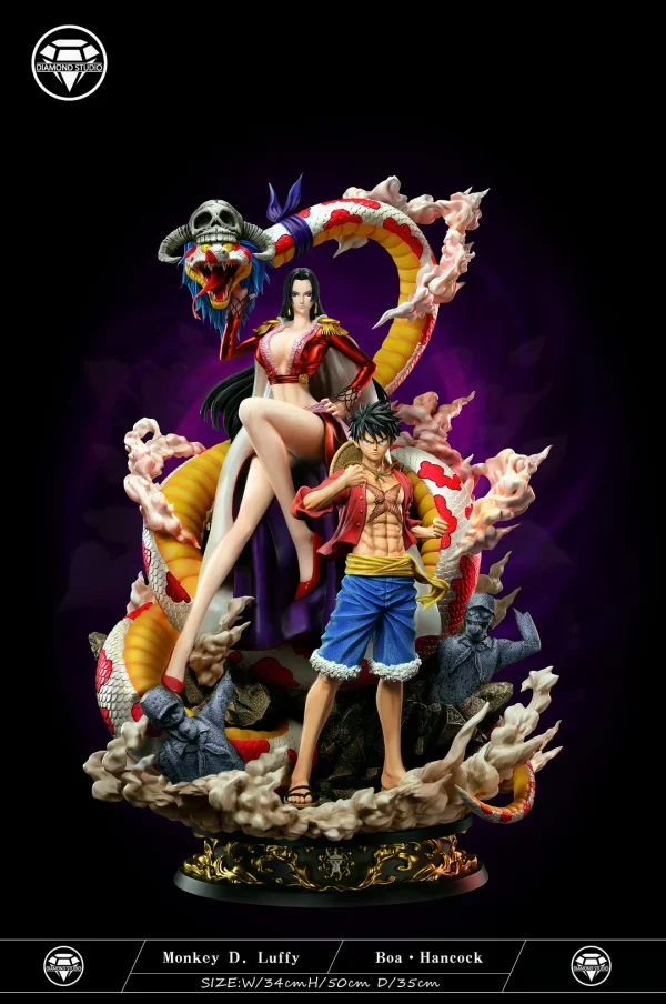 Monkey D. Luffy Boa Hancock ONE PIECE Diamond Studio 1