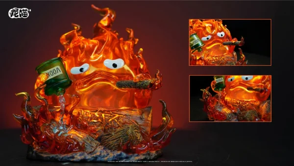 Calcifer with LED LongMiao Studio 2