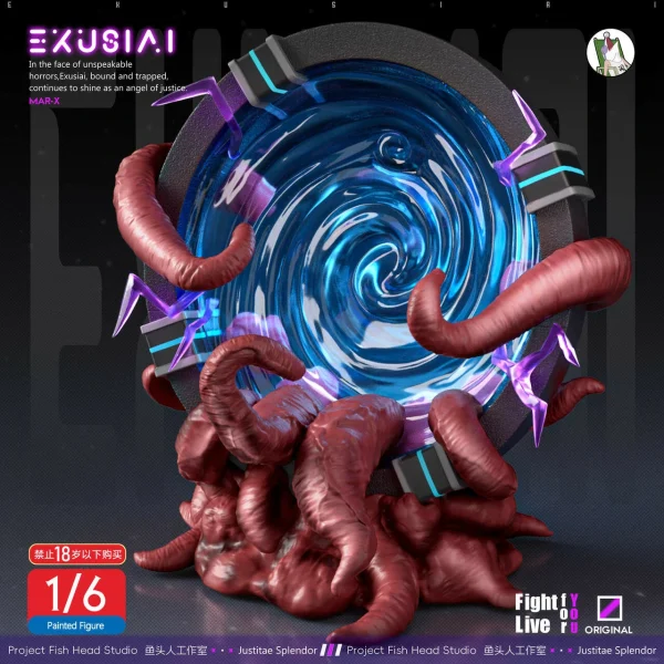 Exusiai with LED Fish head Studio 1