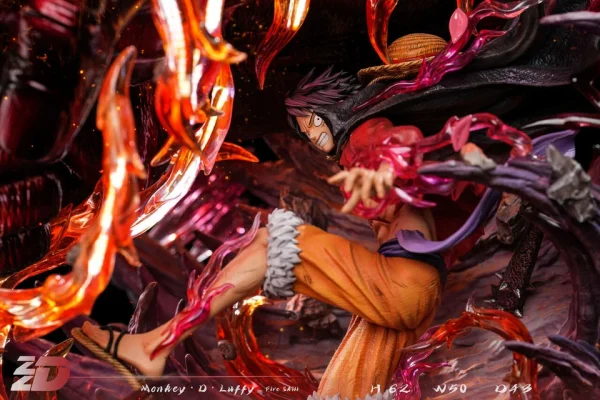 RED ROC Luffy with LED ZZDD Studio 2