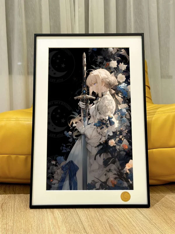 Decorative Painting of Flowe Wall Ver. Artoria Pendragon Saber - XingKong Studio [Pre-sale]