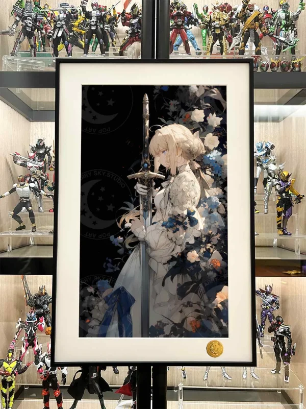 Decorative Painting of Flowe Wall Ver. Artoria Pendragon Saber - XingKong Studio [Pre-sale] - Image 2