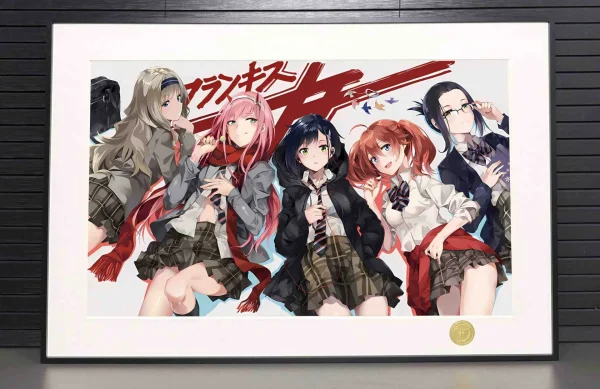 Kokoro & Zero Two & Ichigo & Miku & Ikuno Decorative Painting – H2 Studio [Pre-sale] - Image 2