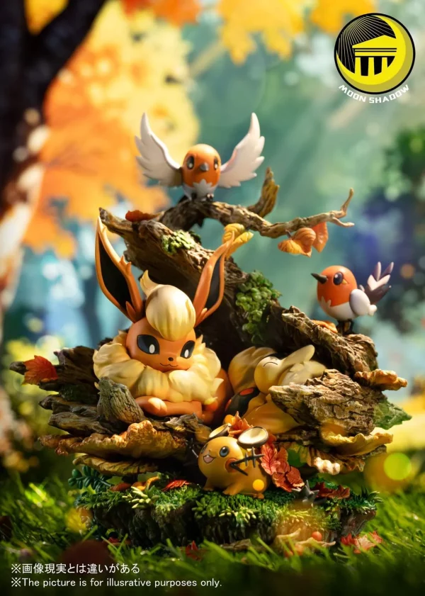 Natural Series Flareon & Cyndaquil & Dedenne & Fletchling – Moon Shadow Studio [Pre-sale] - Image 2