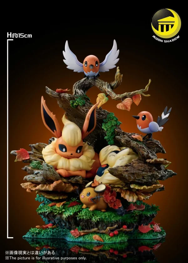 Natural Series Flareon & Cyndaquil & Dedenne & Fletchling – Moon Shadow Studio [Pre-sale] - Image 3