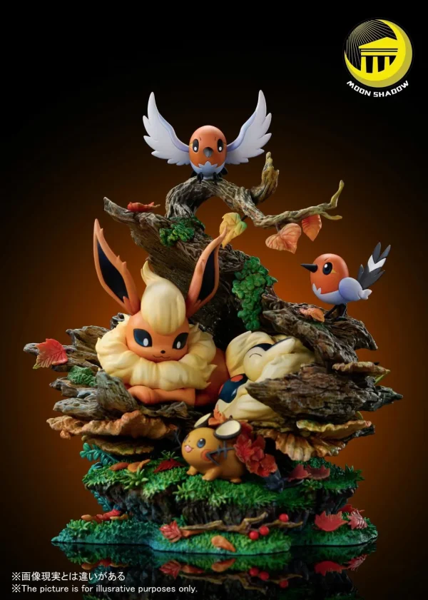 Natural Series Flareon & Cyndaquil & Dedenne & Fletchling – Moon Shadow Studio [Pre-sale]