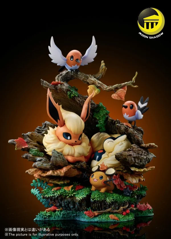 Natural Series Flareon & Cyndaquil & Dedenne & Fletchling – Moon Shadow Studio [Pre-sale] - Image 6