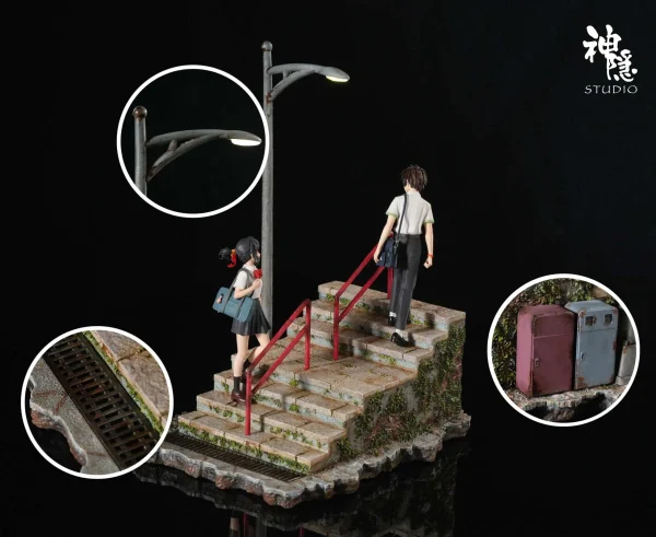 Mitsuha Miyamizu & Taki Tachibana with LED - ShenYin Studio [Pre-sale] - Image 4