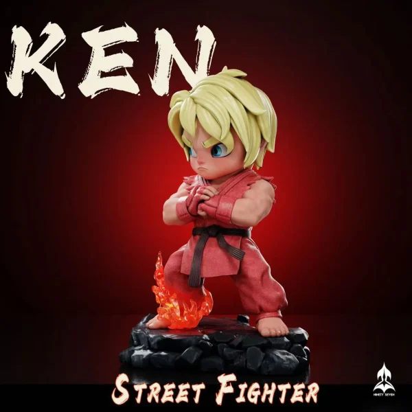 Q Version Ryu & Ken - NINETY SEVEN Studio [Pre-sale] - Image 2
