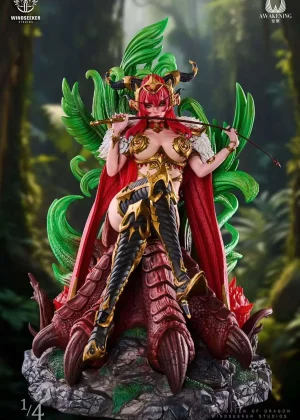 Red Dragon Queen with LED – windseeker Studio [Pre-sale]