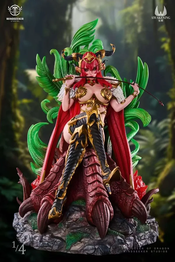 Red Dragon Queen with LED – windseeker Studio [Pre-sale]
