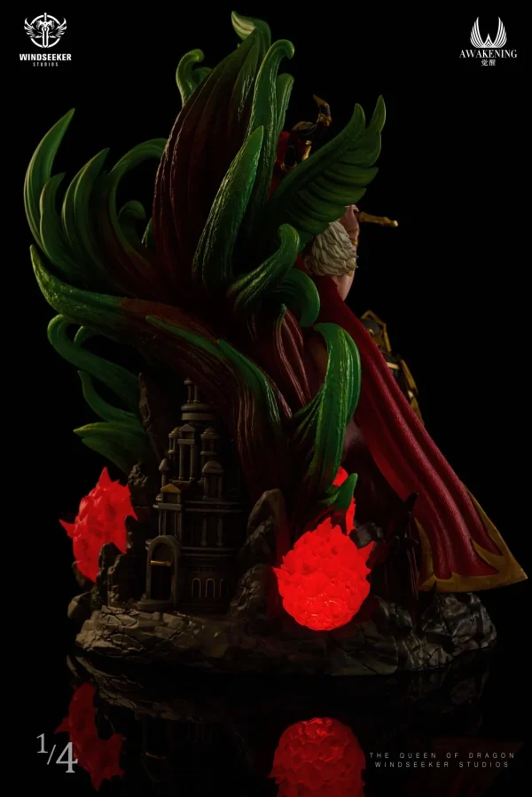 Red Dragon Queen with LED – windseeker Studio [Pre-sale] - Image 4