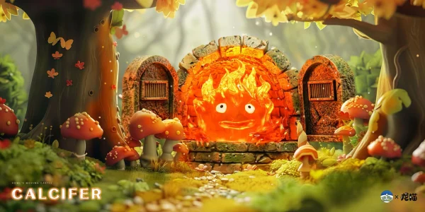 Calcifer with LED - Hit Face Studio [Pre-sale]