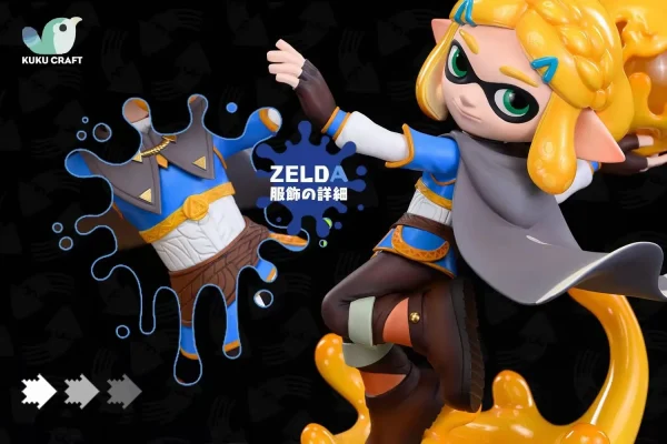 Squid Princess Zelda and Squid Link - KukuCraft Studio [Pre-sale] - Image 3