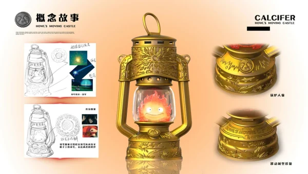 Kerosene lamp Calcifer with LED - LongMiao Studio [Pre-sale] - Image 6
