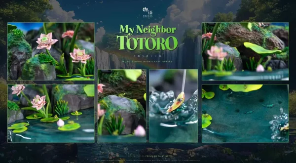 Memory Series 001 Lotus Pond Totoro with LED & Sound - WuYu Studio [Pre-sale] - Image 9