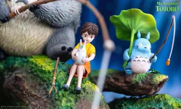 Memory Series 001 Lotus Pond Totoro with LED & Sound - WuYu Studio [Pre-sale] - Image 6