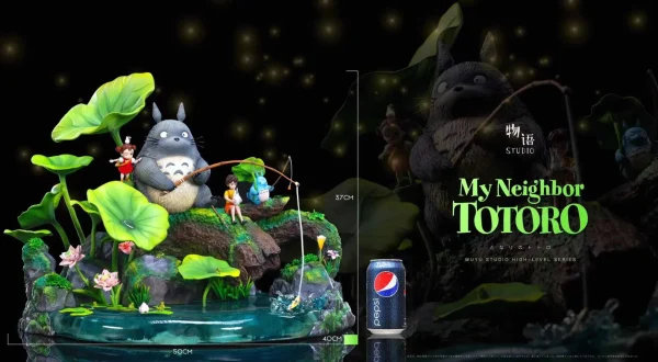 Memory Series 001 Lotus Pond Totoro with LED & Sound - WuYu Studio [Pre-sale] - Image 3