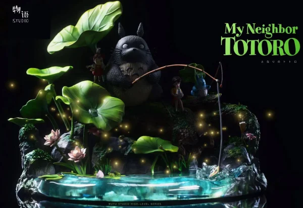Memory Series 001 Lotus Pond Totoro with LED & Sound - WuYu Studio [Pre-sale] - Image 7