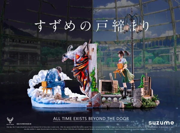 All Time Exists Beyond The Door Suzume Iwato with LED and Sound - White Deer Studio [Pre-sale] - Image 2
