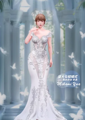 Pure White Dressed Mikami Yua - Honey select Studio [Pre-sale]