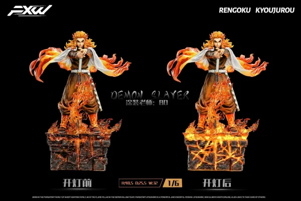 Rengoku Kyojuro with LED - FXW Studio [Pre-sale] - Image 6