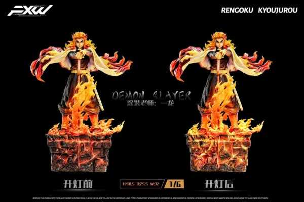Rengoku Kyojuro with LED - FXW Studio [Pre-sale] - Image 5
