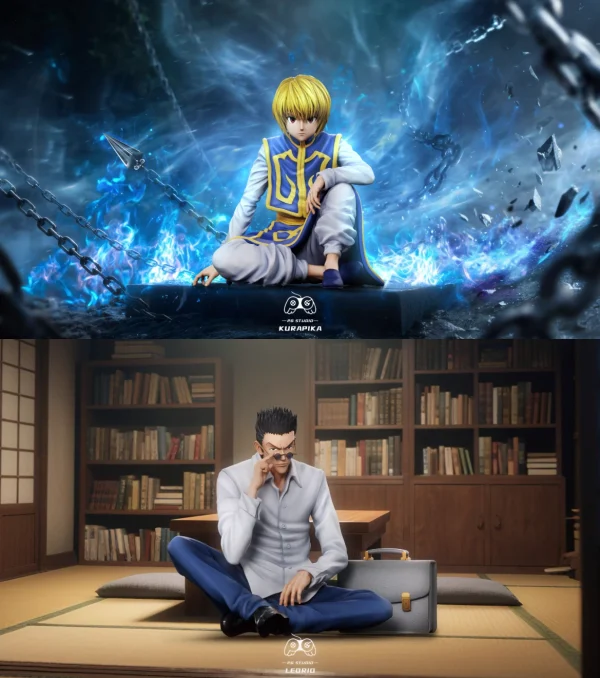 Sitting Leorio PaladiKnight and Kurapika - PG Studio [Pre-sale]