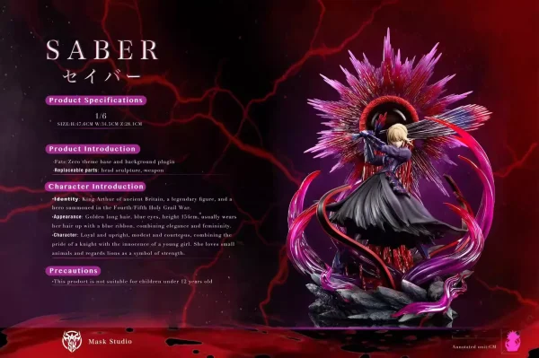Black Saber/Artoria Pendragon Alter - Mask Studio [Pre-sale] - Image 6