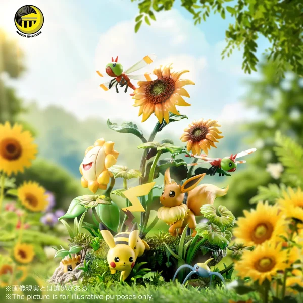 Pikachu and Eevee Natural scene - Moon Shadow Studio [Pre-sale]