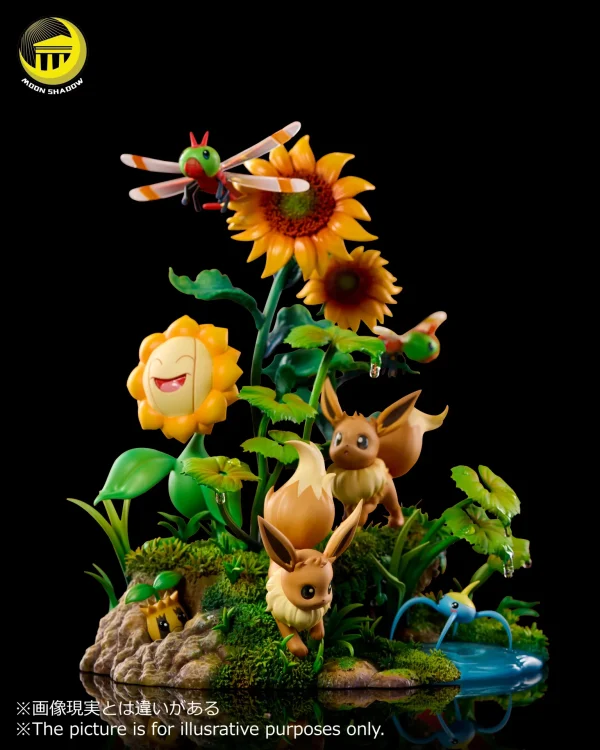 Pikachu and Eevee Natural scene - Moon Shadow Studio [Pre-sale] - Image 7