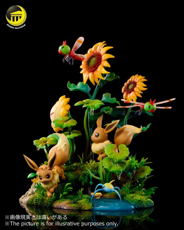 Pikachu and Eevee Natural scene - Moon Shadow Studio [Pre-sale] - Image 8