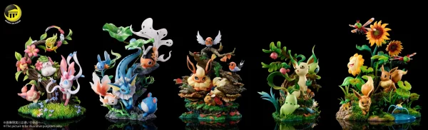 Pikachu and Eevee Natural scene - Moon Shadow Studio [Pre-sale] - Image 10