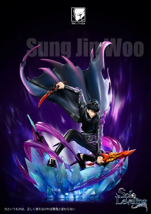 Sung Jin Woo Squatting pose with LED - Noc Studio [Pre-sale] - Image 3