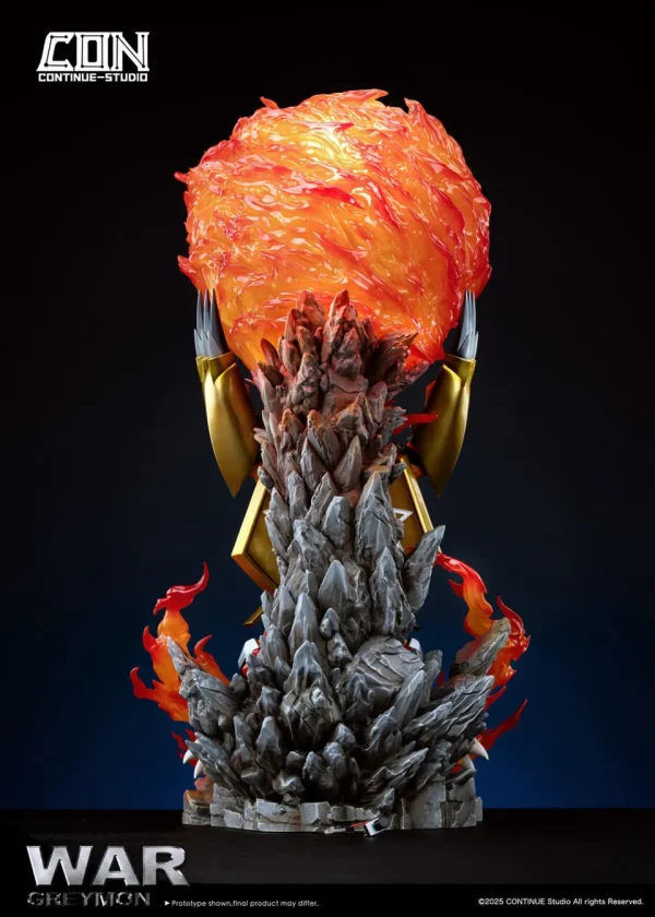 War Greymon with LED - CONTINUE Studio [Pre-sale] - Image 3