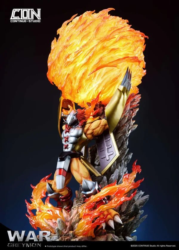 War Greymon with LED - CONTINUE Studio [Pre-sale] - Image 5